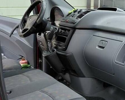 Красный Мерседес Вито, объемом двигателя 2.15 л и пробегом 350 тыс. км за 9200 $, фото 7 на Automoto.ua