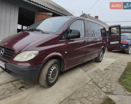 Червоний Мерседес Віто, об'ємом двигуна 2.2 л та пробігом 352 тис. км за 10500 $, фото 11 на Automoto.ua