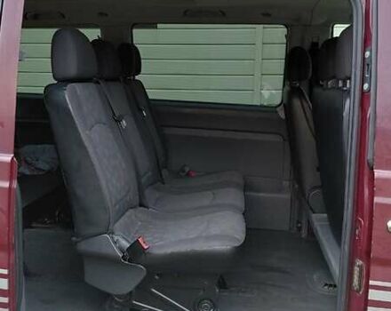 Красный Мерседес Вито, объемом двигателя 2.15 л и пробегом 350 тыс. км за 9200 $, фото 6 на Automoto.ua