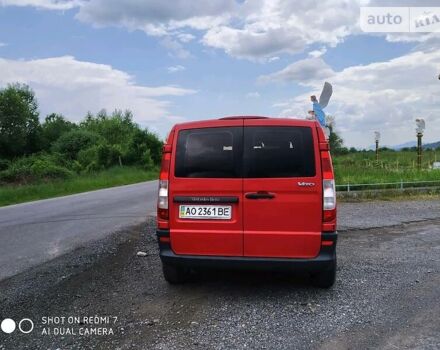 Червоний Мерседес Віто, об'ємом двигуна 2.1 л та пробігом 244 тис. км за 6500 $, фото 14 на Automoto.ua