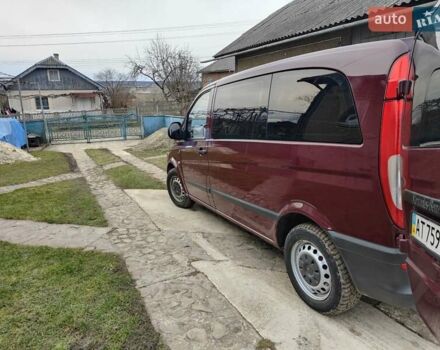 Червоний Мерседес Віто, об'ємом двигуна 2.2 л та пробігом 352 тис. км за 10500 $, фото 10 на Automoto.ua