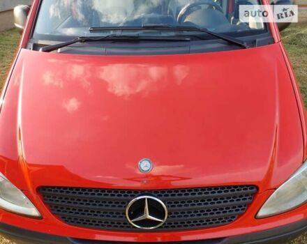 Красный Мерседес Вито, объемом двигателя 2.2 л и пробегом 260 тыс. км за 10500 $, фото 19 на Automoto.ua