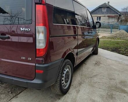 Червоний Мерседес Віто, об'ємом двигуна 2.2 л та пробігом 352 тис. км за 10500 $, фото 6 на Automoto.ua