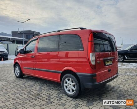 Червоний Мерседес Віто, об'ємом двигуна 2.2 л та пробігом 237 тис. км за 12000 $, фото 4 на Automoto.ua