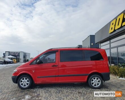Червоний Мерседес Віто, об'ємом двигуна 2.2 л та пробігом 237 тис. км за 12000 $, фото 3 на Automoto.ua