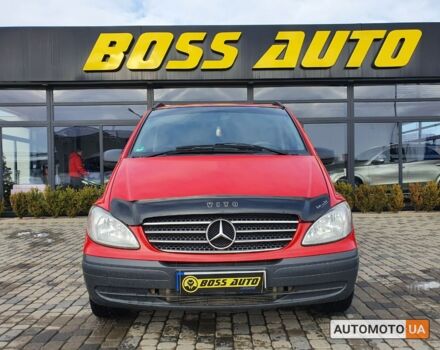 Червоний Мерседес Віто, об'ємом двигуна 2.2 л та пробігом 237 тис. км за 12000 $, фото 1 на Automoto.ua