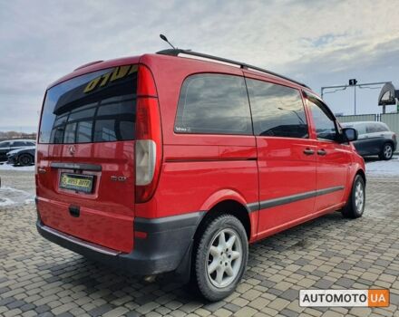 Червоний Мерседес Віто, об'ємом двигуна 2.2 л та пробігом 237 тис. км за 12000 $, фото 6 на Automoto.ua