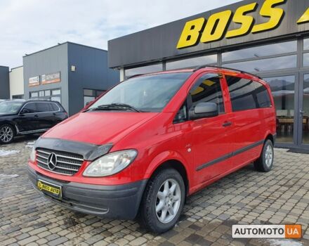 Червоний Мерседес Віто, об'ємом двигуна 2.2 л та пробігом 237 тис. км за 12000 $, фото 2 на Automoto.ua