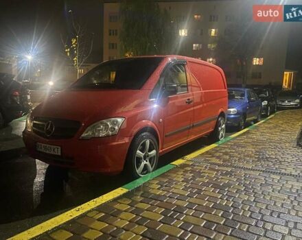 Красный Мерседес Вито, объемом двигателя 2.14 л и пробегом 270 тыс. км за 6999 $, фото 8 на Automoto.ua