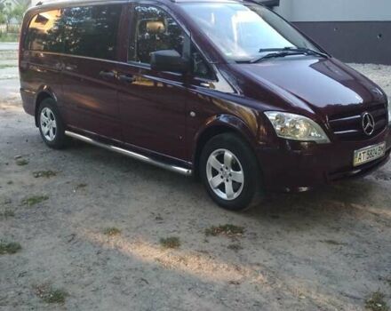 Красный Мерседес Вито, объемом двигателя 2.14 л и пробегом 241 тыс. км за 15700 $, фото 2 на Automoto.ua