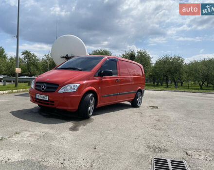 Красный Мерседес Вито, объемом двигателя 2.14 л и пробегом 270 тыс. км за 6999 $, фото 5 на Automoto.ua