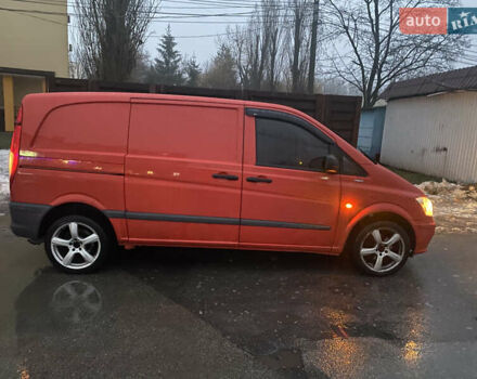 Красный Мерседес Вито, объемом двигателя 2.14 л и пробегом 270 тыс. км за 6999 $, фото 4 на Automoto.ua