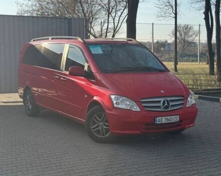Красный Мерседес Вито, объемом двигателя 2.1 л и пробегом 460 тыс. км за 14999 $, фото 1 на Automoto.ua