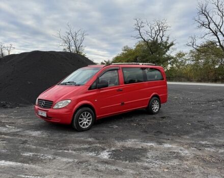 Красный Мерседес Вито, объемом двигателя 2.1 л и пробегом 440 тыс. км за 6000 $, фото 1 на Automoto.ua