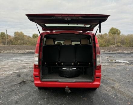 Красный Мерседес Вито, объемом двигателя 2.1 л и пробегом 440 тыс. км за 6000 $, фото 6 на Automoto.ua