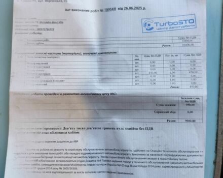 Красный Мерседес Вито, объемом двигателя 2.1 л и пробегом 233 тыс. км за 4100 $, фото 7 на Automoto.ua