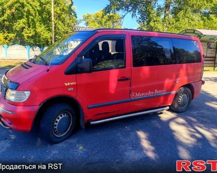 Красный Мерседес Вито, объемом двигателя 2.1 л и пробегом 341 тыс. км за 3500 $, фото 6 на Automoto.ua