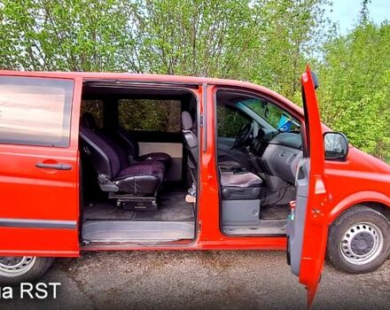 Красный Мерседес Вито, объемом двигателя 2.2 л и пробегом 320 тыс. км за 8700 $, фото 5 на Automoto.ua
