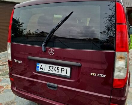 Мерседес Вито 2007 в Яготине на Automoto.ua Красный Мерседес Вито, объемом двигателя 2.1 л и пробегом 264 тыс. км за 6000 $, фото 10 на Automoto.ua