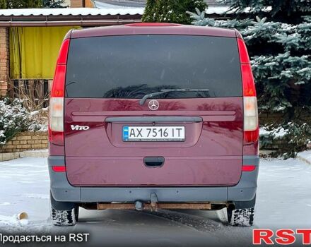 Червоний Мерседес Віто, об'ємом двигуна 2.1 л та пробігом 245 тис. км за 10950 $, фото 5 на Automoto.ua