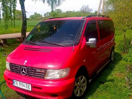 Мерседес Віто 2000 у Полтаві на Automoto.ua Червоний Мерседес Віто, об'ємом двигуна 2.2 л та пробігом 500 тис. км за 5000 $, фото 1 на Automoto.ua