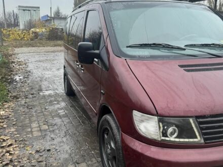 Красный Мерседес Вито, объемом двигателя 2.1 л и пробегом 5 тыс. км за 5600 $, фото 1 на Automoto.ua