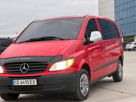Червоний Мерседес Віто, об'ємом двигуна 2.1 л та пробігом 360 тис. км за 5700 $, фото 1 на Automoto.ua