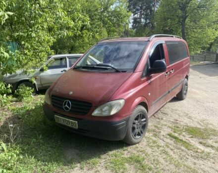 Червоний Мерседес Віто, об'ємом двигуна 2.1 л та пробігом 300 тис. км за 4300 $, фото 1 на Automoto.ua