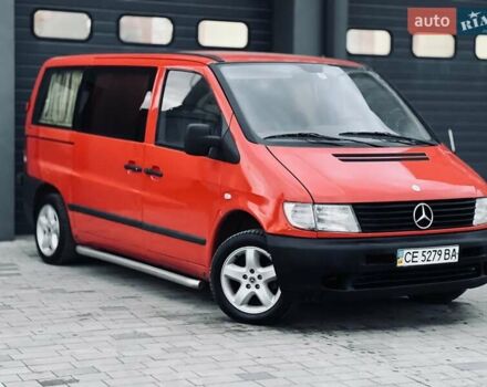Красный Мерседес Вито, объемом двигателя 2.15 л и пробегом 202 тыс. км за 4999 $, фото 1 на Automoto.ua