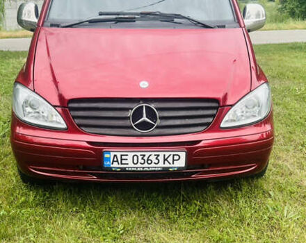 Красный Мерседес Вито, объемом двигателя 2.15 л и пробегом 390 тыс. км за 7000 $, фото 1 на Automoto.ua