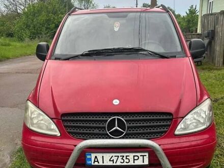 Мерседес Віто 2004 у Шостке на Automoto.ua Червоний Мерседес Віто, об'ємом двигуна 2.2 л та пробігом 246 тис. км за 6057 $, фото 1 на Automoto.ua