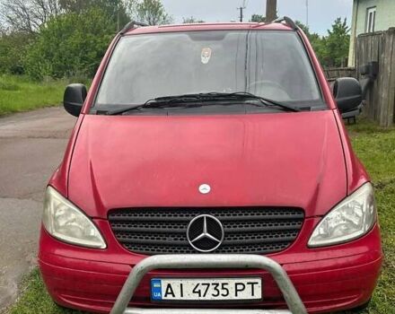 Червоний Мерседес Віто, об'ємом двигуна 2.2 л та пробігом 246 тис. км за 6057 $, фото 1 на Automoto.ua