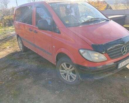 Красный Мерседес Вито, объемом двигателя 2.1 л и пробегом 420 тыс. км за 4200 $, фото 1 на Automoto.ua