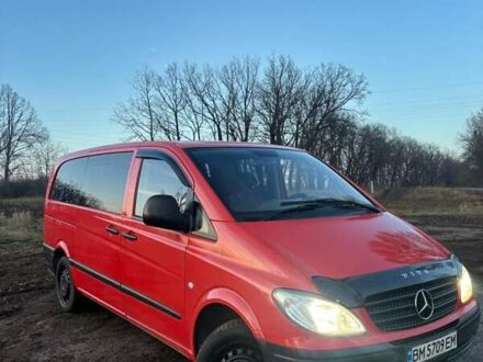 Червоний Мерседес Віто, об'ємом двигуна 2.15 л та пробігом 226 тис. км за 10000 $, фото 1 на Automoto.ua