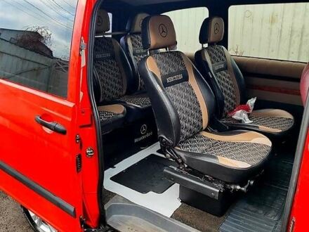 Красный Мерседес Вито, объемом двигателя 2.1 л и пробегом 400 тыс. км за 6500 $, фото 1 на Automoto.ua