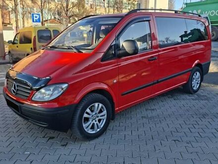 Красный Мерседес Вито, объемом двигателя 2.2 л и пробегом 401 тыс. км за 8999 $, фото 1 на Automoto.ua