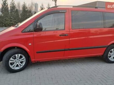 Мерседес Віто 2007 у Чернівцях на Automoto.ua Червоний Мерседес Віто, об'ємом двигуна 2.2 л та пробігом 380 тис. км за 8600 $, фото 1 на Automoto.ua
