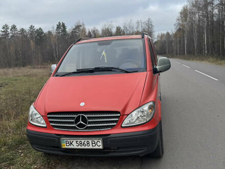 Мерседес Вито 2007 в Ровно на Automoto.ua Красный Мерседес Вито, объемом двигателя 2.2 л и пробегом 350 тыс. км за 10000 $, фото 1 на Automoto.ua