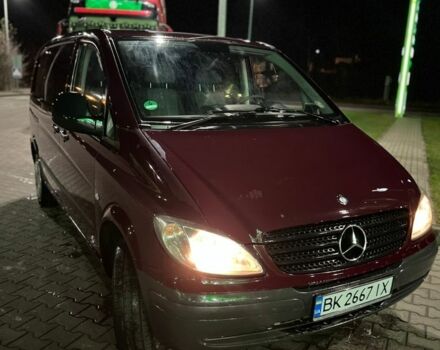 Красный Мерседес Вито, объемом двигателя 2.1 л и пробегом 223 тыс. км за 3800 $, фото 1 на Automoto.ua