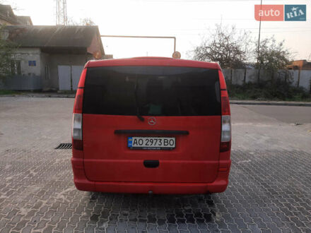 Мерседес Вито 2007 в Ужгороде на Automoto.ua Красный Мерседес Вито, объемом двигателя 2.2 л и пробегом 250 тыс. км за 11000 $, фото 1 на Automoto.ua