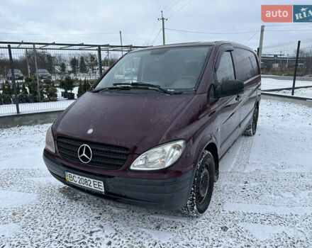 Красный Мерседес Вито, объемом двигателя 2.15 л и пробегом 360 тыс. км за 9800 $, фото 1 на Automoto.ua