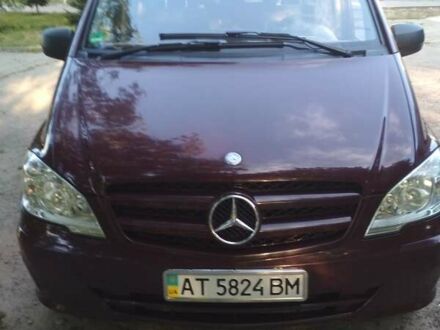 Красный Мерседес Вито, объемом двигателя 2.14 л и пробегом 241 тыс. км за 15700 $, фото 1 на Automoto.ua
