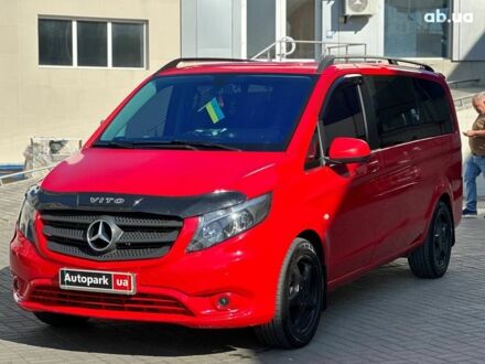 Красный Мерседес Вито, объемом двигателя 2.1 л и пробегом 315 тыс. км за 18940 $, фото 1 на Automoto.ua