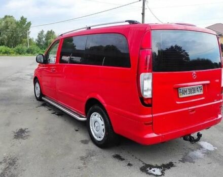 Красный Мерседес Вито пасс., объемом двигателя 2.2 л и пробегом 350 тыс. км за 3000 $, фото 8 на Automoto.ua