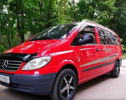 Красный Мерседес Вито пасс., объемом двигателя 2.2 л и пробегом 240 тыс. км за 3204 $, фото 1 на Automoto.ua
