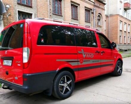 Красный Мерседес Вито пасс., объемом двигателя 2.2 л и пробегом 240 тыс. км за 3204 $, фото 9 на Automoto.ua