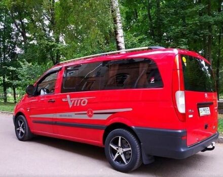 Красный Мерседес Вито пасс., объемом двигателя 2.2 л и пробегом 240 тыс. км за 3204 $, фото 13 на Automoto.ua