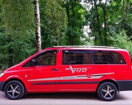 Червоний Мерседес Віто пас., об'ємом двигуна 2.2 л та пробігом 240 тис. км за 3204 $, фото 1 на Automoto.ua