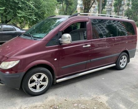 Червоний Мерседес Віто пас., об'ємом двигуна 2.2 л та пробігом 317 тис. км за 11000 $, фото 1 на Automoto.ua