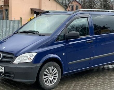 Синий Мерседес Вито пасс., объемом двигателя 2.2 л и пробегом 305 тыс. км за 12900 $, фото 3 на Automoto.ua